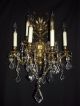 Antique Brass Crystal Large Wall Sconce 6 Lights Quality Crystals Chandeliers, Fixtures, Sconces photo 10