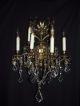 Antique Brass Crystal Large Wall Sconce 6 Lights Quality Crystals Chandeliers, Fixtures, Sconces photo 1