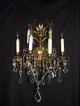 Antique Brass Crystal Large Wall Sconce 6 Lights Quality Crystals Chandeliers, Fixtures, Sconces photo 2