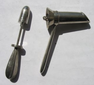 Vintage Proctoscope Allen & Hanburys Ltd London Steel Instrument photo