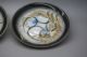 Two Antique Japanese Hand Painted Relief Dragon Plates Circa Late 1800s Plates photo 1