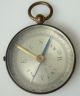Small Vintage/antique Brass Pocket Compass - Made In France Compasses photo 1