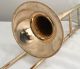 1900 ' S German Tenor Trombone In Bb Robert Schopper Leipzig Holiferant Gold Brass Brass photo 7