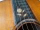 Antique Acoustic Parlor Guitar 19th Century 6 String Repaired By N Petersen 1900 String photo 6