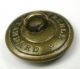 Antique Brass Sporting Button Fox Head Design - 5/8 