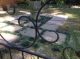 Vintage Restored Decorative Wrought Iron Garden Fence 44 Ft W/8 Panels And Gate Other Antique Architectural photo 9
