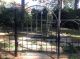 Vintage Restored Decorative Wrought Iron Garden Fence 44 Ft W/8 Panels And Gate Other Antique Architectural photo 6