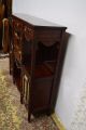 Antique Walnut Carved Mirrored Etagere Display Cabinet Tall Tv Stand Buffet 1900-1950 photo 4