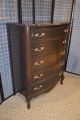 Vintage Broyhill French Provincial Style Distressed Black Tall Chest Post-1950 photo 3