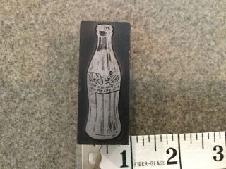 Printing Letterpress Printers Block Coca Cola Bottle Coke photo