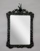 A Large Black Forest Wooden Carved Mirror With Chamois Head Mirrors photo 1