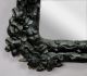 A Large Black Forest Wooden Carved Mirror With Chamois Head Mirrors photo 3