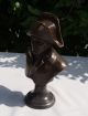 Statue Sculpture Bust Napoleon French Style Bronze Signed Metalware photo 2