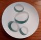 2 Noritake Mid - Century Abstract Gray And Green Circlular Bands Cups And Saucers Cups & Saucers photo 5