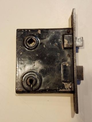 Vintage Mortise Lock With Dead Bolt photo
