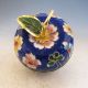 Chinese Exquisite Cloisonne Painted Apple Shape Pot Pots photo 1