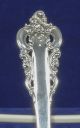 Wallace Sterling Silver 3 Tea Spoon Grand Baroque Post 1940 Marked Serving 110g Flatware & Silverware photo 2