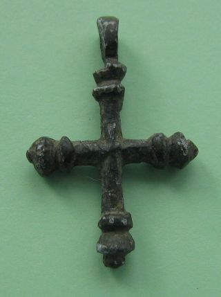 Bronze Cross Vikings,  Kievan Rus,  Byzantium 12 - 13 Century photo