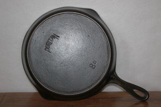 1916 - 1934 Favorite Stove & Range Co.  Puritan 8 D Cast Iron Skillet Heat Ring photo