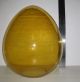 Amber Glass Laurel Egg Lamp Shade Bill Curry Stemlite Mid Century Modern Eames Mid-Century Modernism photo 1