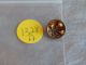 Antique Vintage Brass Picture Button Pears 1328 - A Buttons photo 4