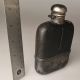 Black Starr & Frost Flask - Sterling & Leather - C.  1890 Scarce - - Bottles, Decanters & Flasks photo 8