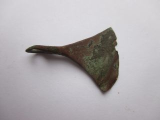 Ancient Viking Axe Suspension Amulet Pendant 8 - 10 Th Century Ad photo