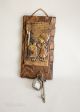 Vintage 1970s Kitsch Copper & Wood Holly Hobby Style Key Hooks Rack Uk P&p Hooks & Brackets photo 1