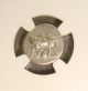 4th Cent Bc Mysia,  Parium Ancient Greek Gorgon Silver Hemidrachm Ngc Vf Edge Cut Greek photo 1