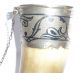 Kubechy Type Soviet Russian Drinking Horn With Niello Decorated Silver Mounts Russian photo 4