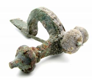 Roman Bronze Legionary Crossbow Brooch/fibula - Rare Ancient Artifact - G268 photo