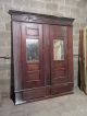 Antique Carved Oak Closet Front Built In Pantry Architectural Salvage Other Antique Architectural photo 1
