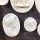 Cameo Medallions Plaster Vintage Greek Or Roman Art Very Detailed Framed Roman photo 4