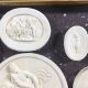 Cameo Medallions Plaster Vintage Greek Or Roman Art Very Detailed Framed Roman photo 6