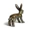 Rare Antique African Bronze Ashanti Gold Weight A Rabbit 2 Sculptures & Statues photo 3