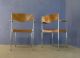 1 Of 2 Vintage 60s 70s Modernist Edlef Bandixen Horgen Glarus Chair Plywood 1900-1950 photo 4
