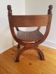 Vintage Lion Throne Chair Carved Wood Circa.  1950 1800-1899 photo 5