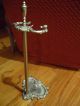 Antique Vintage White Bronze Umbrella Stand Deco Or Fireplace Tool Stand 1900-1950 photo 6