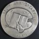 1973 Modernist George Aarons Massachusetts 350 Anniversary.  999 Silver Medallion Other Antique Sterling Silver photo 4