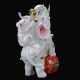 Chinese Colorful Porcelain Hand - Painted Elephant Statue C359 Other Antique Chinese Statues photo 5