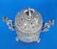 Antique Handmade Carving Copper Silver Ssangyong Incense Burners Incense Burners photo 3