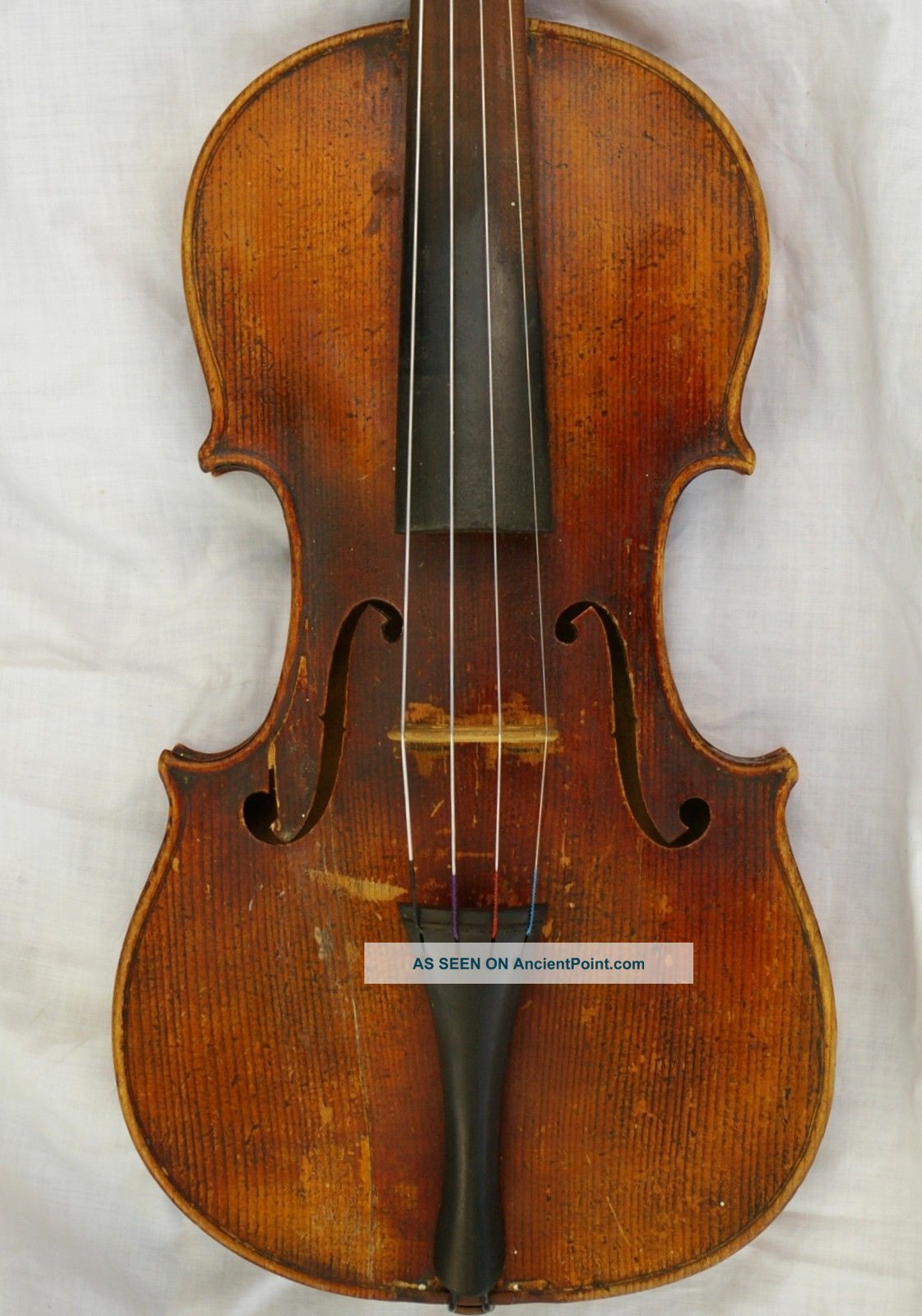Antique Violin About 100 - 150 Years Old String photo