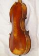 Antique Violin About 100 - 150 Years Old String photo 3