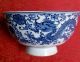 Chinese Antiques Blue And White Porcelain Bowl Painted Dragon Qianlong Mark Ner Other Chinese Antiques photo 2