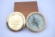 3  Nautical Brass Vintage Style Poem Engraved Marine Compass Compasses photo 3