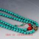 Chinese Old Turquoise&red Coral & Brass Handwork Decoration Necklaces Qxl053 Necklaces & Pendants photo 3