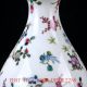 Chinese Porcelain Hand - Painted Flower & Crane Vase W Qianlong Mark Cqyg04 Vases photo 1
