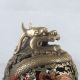 Old Braas Hand Carved Hollow Furnace Dragon With Ming Xuande Mark Incense Burners photo 1