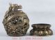 Old Braas Hand Carved Hollow Furnace Dragon With Ming Xuande Mark Incense Burners photo 6