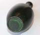 Vintage Bronze Japanese Green Patinated Verdigris Mid Century Bottle Vase Poem Vases photo 4